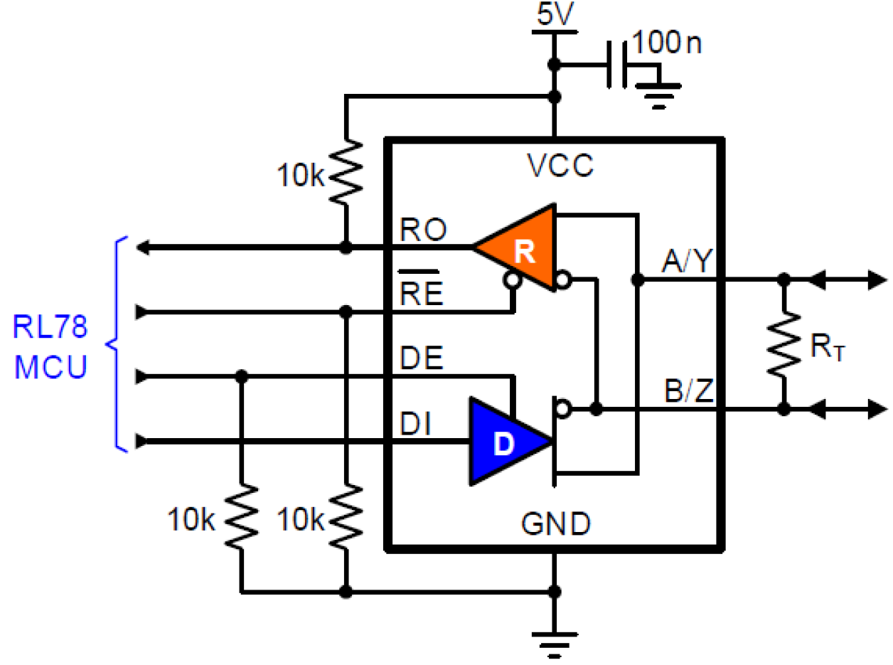 RAA788158 - 5V Half-Duplex, 20Mbps RS-485/422 Differential
